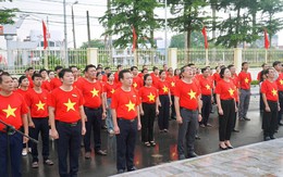 Hưng Yên: Tổ chức Lễ chào cờ toàn tỉnh “Tôi yêu Tổ quốc, quê hương tôi”