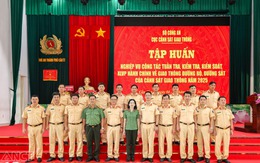 Cục CSGT khai giảng lớp tập huấn nghiệp vụ về giao thông đường bộ, đường sắt tại Cần Thơ