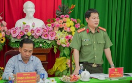 Lãnh đạo Công an TP Cần Thơ làm việc với Công an phường Thới Long và Công an xã Thạnh Quới