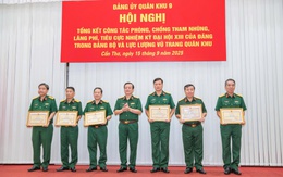 Đảng ủy Quân khu 9: Tổng kết công tác phòng, chống tham nhũng, lãng phí, tiêu cực
