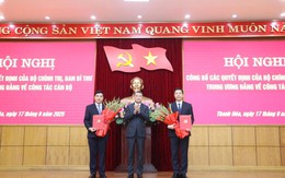 Công bố quyết định của Bộ Chính trị, Ban Bí thư về nhân sự Phó Bí thư Tỉnh ủy Thanh Hóa