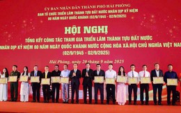 Hải Phòng: Vinh danh các tập thể, cá nhân xuất sắc trong việc tổ chức Triển lãm A80