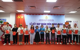Công đoàn Công ty New Wing kết nạp hơn 2.100 đoàn viên
