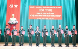 BĐBP tỉnh An Giang: Trao quyết định điều động 83 quân nhân chuyên nghiệp