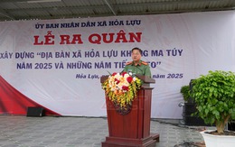 Xã Hỏa Lựu tổ chức Lễ ra quân xây dựng địa bàn không ma túy năm 2025