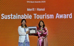 Hà Nội được vinh danh với giải thưởng “Du lịch bền vững” tại TPO Best Awards 2025