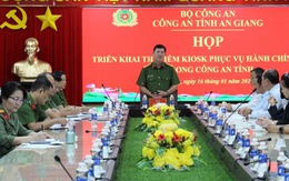 Công an tỉnh An Giang triển khai thí điểm Kiosk phục vụ hành chính công