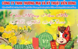 Công ty TNHH Thương Mại và Kỹ thuật Viễn Đông Chúc mừng năm mới