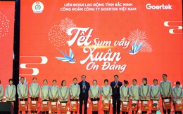 Chủ tịch Tổng LĐLĐ Việt Nam vui "Tết Sum vầy - Xuân ơn Đảng" cùng công nhân lao động