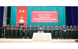 BĐBP tỉnh An Giang phát động phong trào thi đua “Đoàn kết, đồng lòng, thi đua, quyết thắng”