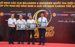 Khai mạc Giải Vô địch các Câu lạc bộ Billiards và Snooker quốc gia và Giải vô địch Carom trẻ quốc gia tại TP Cần Thơ