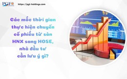 Các mốc thời gian thực hiện chuyển cổ phiếu từ sàn HNX sang HoSE, nhà đầu tư cần lưu ý gì?