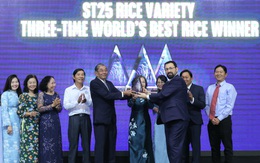 Gạo ST25 đón nhận cúp Gạo ngon nhất thế giới năm 2025