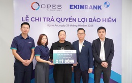 OPES chi trả 2 tỷ đồng cho khách hàng tham gia bảo hiểm sức khỏe người trụ cột