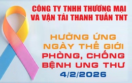 Công ty TNHH thương mại và vận tải Thanh Tuấn TNT hưởng ứng Ngày Thế giới phòng, chống bệnh Ung thư