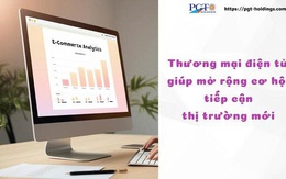 Thương mại điện tử giúp mở rộng cơ hội tiếp cận thị trường mới