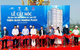 Lễ cất nóc tòa tháp đôi Thiên Quân Marina Plaz Viên giữa lòng đô thị