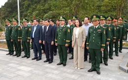 Lãnh đạo tỉnh Quảng Trị và Bộ Tư lệnh Bộ đội Biên phòng tri ân các Anh hùng liệt sĩ