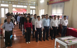 Xã Thiệu Toán: Diễn tập quy trình bầu cử tại khu vực bỏ phiếu thôn Dân Quyền - Dân Sinh