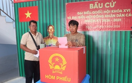 Cà Mau hoàn thành bầu cử sớm tại 2 cụm đảo Hòn Khoai và Hòn Chuối