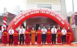 Agribank chi nhánh Bắc Long An khai trương Phòng giao dịch Lộc Giang và Phòng giao dịch 3/2