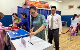 Không khí bầu cử sôi nổi tại nhiều phường ở TP.HCM