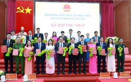 HĐND xã Thiệu Hóa khóa III tổ chức Kỳ họp thứ nhất, kiện toàn các chức danh chủ chốt