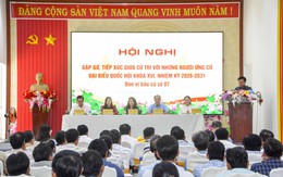 Ứng cử viên đại biểu Quốc hội khoá XVI đơn vị bầu cử số 7 tiếp xúc cử tri tại xã Vĩnh Bình