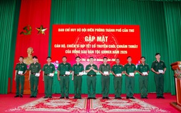 BĐBP TP Cần Thơ gặp mặt cán bộ, chiến sĩ nhân dịp Tết cổ truyền Chôl Chnăm Thmây