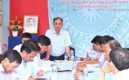 Xã Phong Điền: Lấy ý kiến người dân về việc thi công đường công vụ và lắp đặt cống tạm