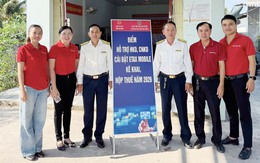 Agribank Vĩnh Thuận Kiên Giang II tuyên truyền, hướng dẫn và hỗ trợ hộ kinh doanh xã Vĩnh Bình