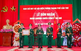 BĐBP TP Cần Thơ đón nhận Huân chương Chiến công hạng Nhì