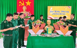 Sôi nổi Ngày Sách và Văn hóa đọc trong BĐBP tỉnh An Giang