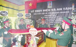 Trang trọng Lễ truy điệu và an táng liệt sĩ Võ Trọng Quang: Hành trình trở về trong lòng đất mẹ!