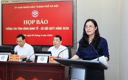 Hà Nội: GRDP tăng trưởng 7,87% trong quý I