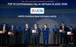 UOB Việt Nam được vinh danh “Ngân hàng tốt nhất cho doanh nghiệp FDI”