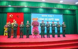 Quân khu 7 công bố Quyết định đổi tên Bộ Chỉ huy Quân sự thành phố Đồng Nai