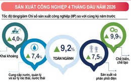 Chỉ số IIP tăng 9,2% so với cùng kỳ