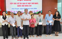 Đoàn ĐBQH tỉnh An Giang, đơn vị số 7 tiếp xúc cử tri xã Vĩnh Thuận sau Kỳ họp thứ nhất, Quốc hội khóa XVI