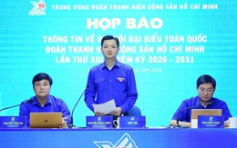 Đại hội đại biểu toàn quốc Đoàn TNCS Hồ Chí Minh lần thứ XIII diễn ra từ ngày 24 - 25/6/2026