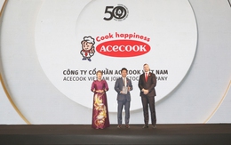Acecook Việt Nam tiếp tục được vinh danh vào TOP 50 Doanh nghiệp Phát triển Bền vững Tiêu biểu Việt Nam 2026