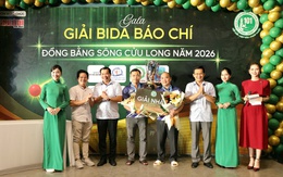 Bế mạc Giải Bida báo chí khu vực ĐBSCL lần thứ XVIII - năm 2026