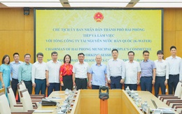 Hải Phòng tạo mọi điều kiện thuận lợi để K-Water (Hàn Quốc) phát triển hạ tầng nước thông minh