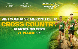 Khởi động giải chạy Vietcombank Mekong Delta Cross Country Marathon 2026