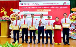 Agribank Chi nhánh Hậu Giang bứt tốc hoàn thành kế hoạch kinh doanh năm 2026