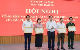 Cà Mau trao giải Cuộc thi chính luận về Bảo vệ nền tảng tư tưởng của Đảng lần thứ năm, năm 2026