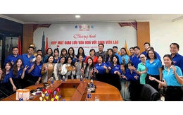 Phường Tây Thạnh: Tổ chức chương trình giao lưu văn hoá với sinh viên Lào