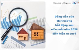 Dòng tiền của thị trường bất động sản nửa cuối năm 2026 diễn biến ra sao?