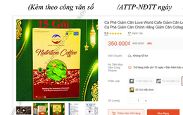 Xác minh sản phẩm Love World Nutrition Coffee quảng cáo gây hiểu lầm trên sàn thương mại điện tử