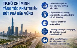 TP.HCM: Tập trung tăng trưởng trên 10%, tăng tốc đầu tư công và tháo gỡ điểm nghẽn hạ tầng
